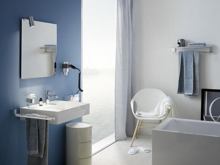 Image du produit Emco Lampe LED à pince pour miroir SYSTEM 2 zone de serrage chromée