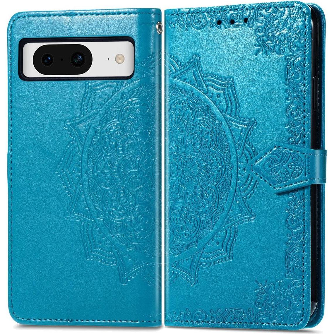 König Design Hülle Handy Schutz für Google Pixel 8 Pro Case Cover Klapp Tasche Wallet Etuis (Google Pixel 8 Pro), Smartp...