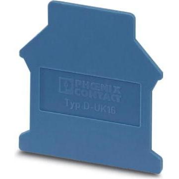 Thumbnail - Phoenix Contact Phoenix D-UK 16 BU Terminal block cover 50Stück(e), Elektronikkabel + Stecker, Blau