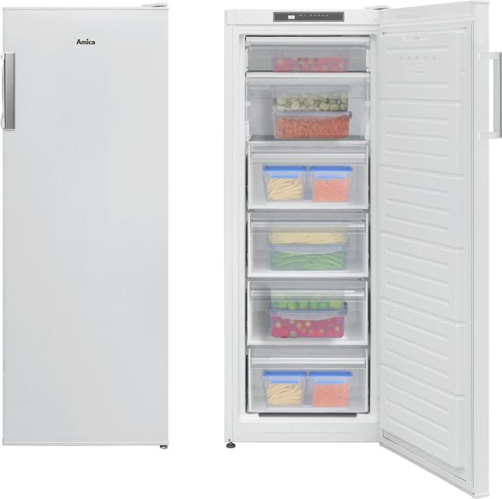 Produktbild Amica Amic GefSch GSN 324 160 W, 55cm, wh 145cm hoch, noFrost, EEK E (Freistehend, 174 l)