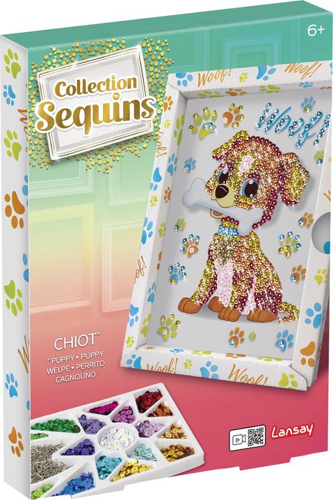 Actual product image Lansay Sequin Art Dog