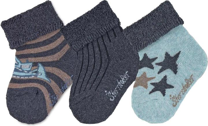 Produktbild Sterntaler Socken Bagger 3er Set Blau Gr. 15/16 (3er Pack, 15 - 16)