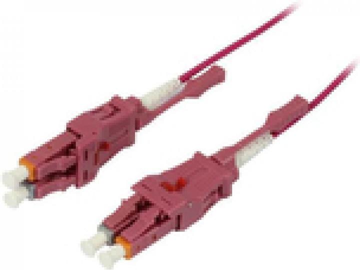 Image du produit Synergy 21 Fibre optique 2 Patchk. 10mtr.LC-LC 50/125um OM4 Uniboot pivotant Push/Pull AD 2mm (10 m)