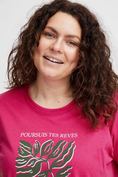 Image du produit Fransa Plus Size Selection - FPETTA TEE 1 - T-shirt - 20612958 (S)