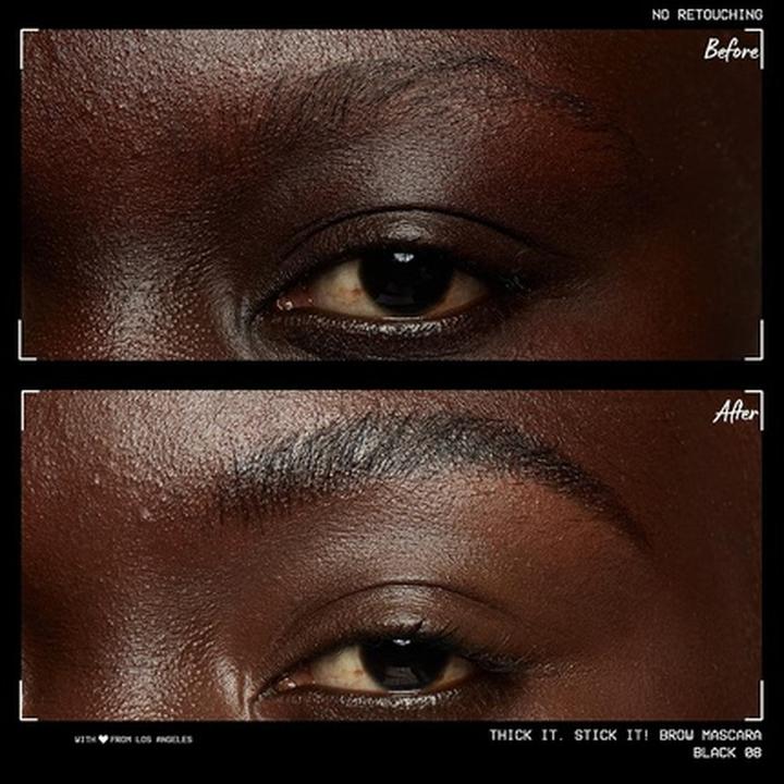 Actual product image NYX Professional Make-Up Thick it. Stick it! Brow Mascara Black (Black)