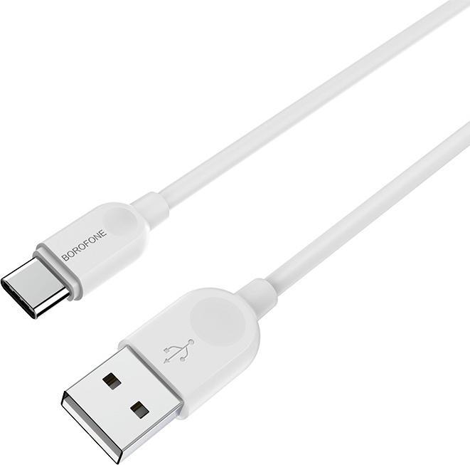 Immagine prodotto Borofone Kabel BX14 LinkJet - USB auf Typ C - 3A 1 Meter Weiss (1 m)