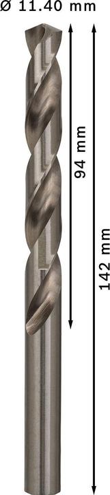 Image du produit Bosch Professional Zubehör Foret hélicoïdal PRO Metal HSS-G, 11,4 x 94 x 142 mm (11,4 mm)