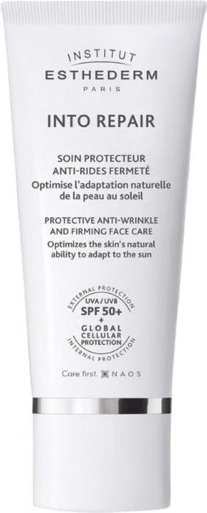Institut Esthederm Into Repair Protective Anti-Wrinkle Firming Cream Tube 50ml (Sonnencreme, SPF 50, 50 ml)