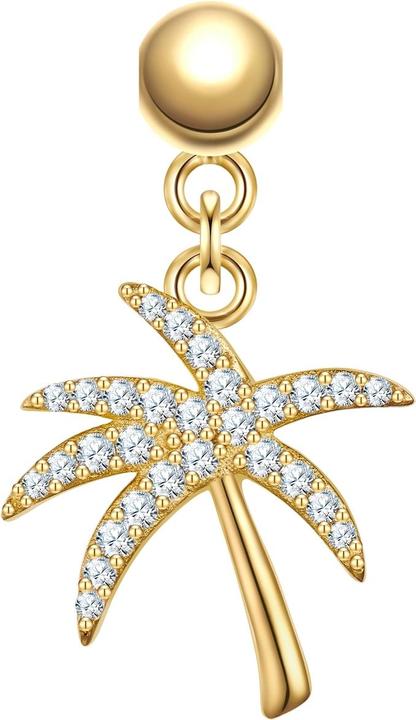 Actual product image Glanzstücke München Ladies charm palm tree - 36866 (Sterling Silver)