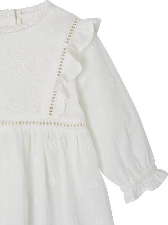 Actual product image Vertbaudet Festliches Baby-Set: Kleid, Spielhose & Mütze (74)