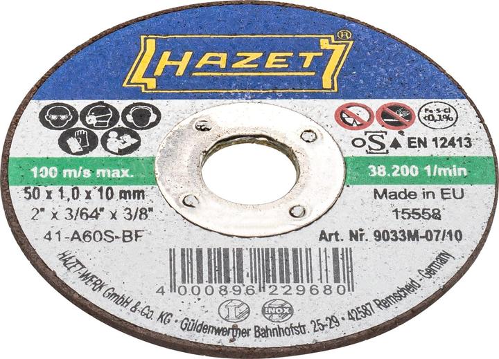 Produktbild HAZET Trennscheiben ∙ ⌀ 50 mm 9033M-07/10 ∙ Anzahl Werkzeuge: 10