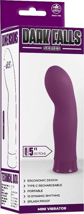 Produktbild NMC 5 inch rechargeable silicone 10 functions speed vibrator purple