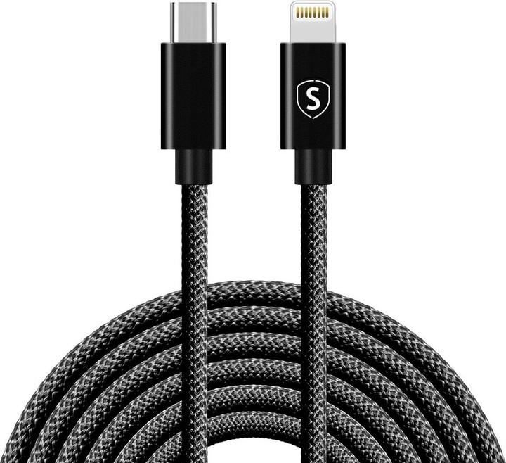 Immagine prodotto SIGN Cavo da USB-C a Lightning 20W, 2.4A, 3m - Nero (3 m, USB 3.2 Gen 1, 20 W)