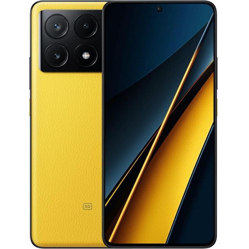 Xiaomi Poco X6 Pro (256 GB, Gelb, 6.67", Dual SIM, 5G), Smartphone, Gelb