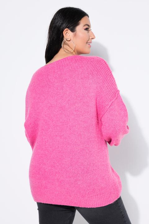 Produktbild Studio Untold Pullover, oversized, V-Ausschnitt, weiter Langarm (56)