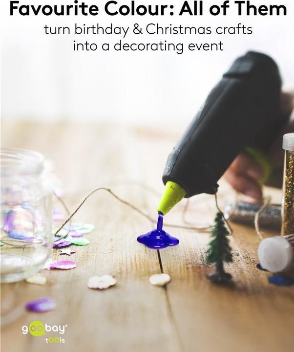 Productafbeelding Goobay Heissklebesticks 11 mm, 5 Farben, 10 Stk.