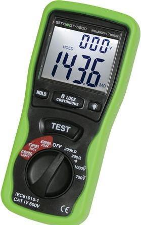 Actual product image Elma Instruments Elma DT 5500A 2 i 1 Insulation tester og multimeter IEC KAT III 1000V / KAT IV 600V