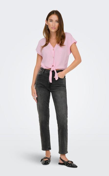 Produktbild Only Onlsiesta Ss Knot Lin Bl Shirt Pnt Noos (XL)