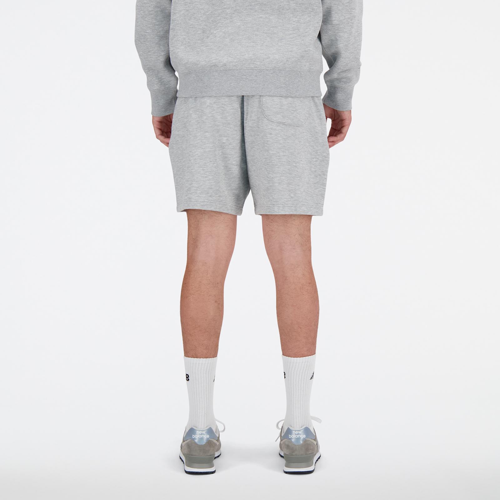 New Balance, Herren, Shorts, French Terry Short 7 Inch, Grau, (S, XL, XXL)