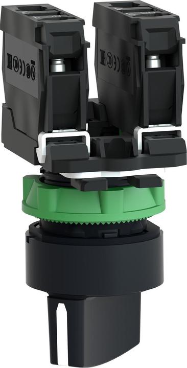 Produktbild Schneider Electric Selector switch 2P Blck Stay Put 1NO/1NC