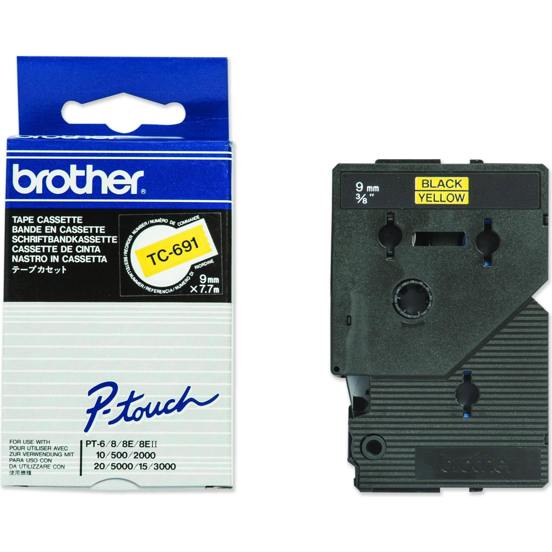 Brother, Beschriftungsband, P-Touch (0.90 cm, Gelb)