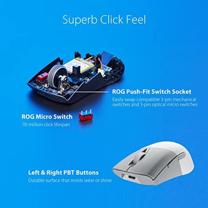 Produktbild ASUS ROG Keris Aimpoint (Kabellos, Kabelgebunden)