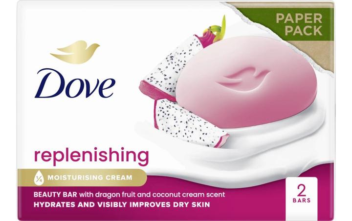 Actual product image Dove Seife Beauty Cream Dragonfruit and Coconut 2 x 90 ml (180 ml)