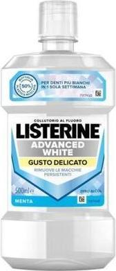 Johnson & Johnson Listerine Advanced White Sensitive Mouthwash 500ml (500 ml, Mouthwash)