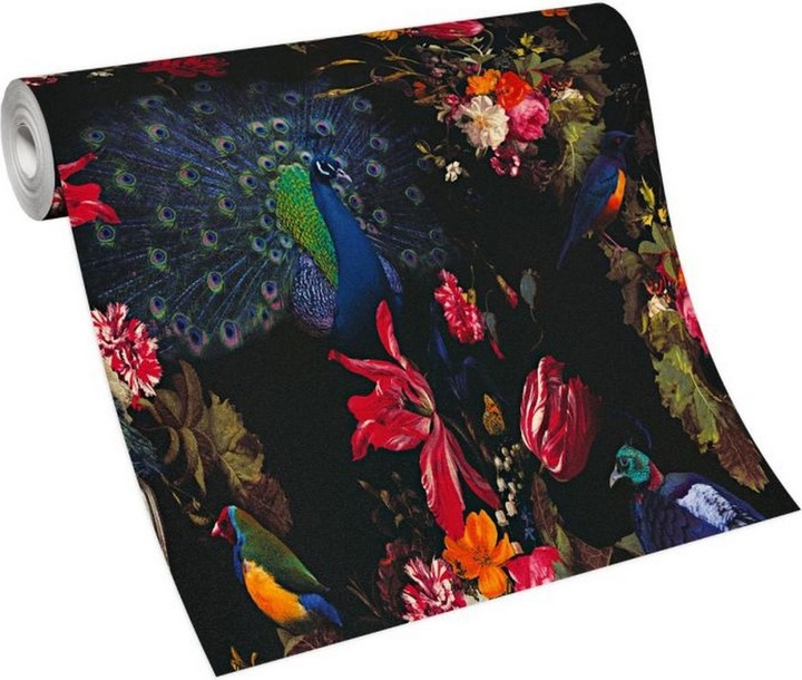 Actual product image Erismann Instawalls Peacock Textured Wallpaper (53.5 x 978.5 cm)