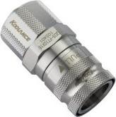 Koolance ANK QD3 Schnellverschluss gerade weiblich auf 16/10mm - silber