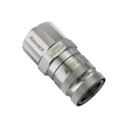 Koolance ANK QD3 Schnellverschluss gerade weiblich auf 16/10mm - silber, Raccordo di raffreddamento, Argento