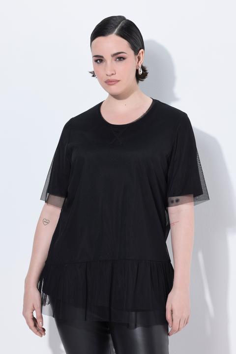 Produktbild Ulla Popken T-Shirt, doppellagig, Classic Fit, Halbarm (58)