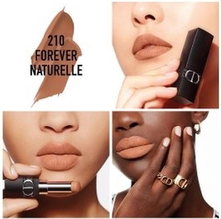 Produktbild Dior Christian Rouge Forever Transfer Proof Lipstick 210 Forever Naturelle für Frauen 0,11 oz (210 Forever Naturelle)