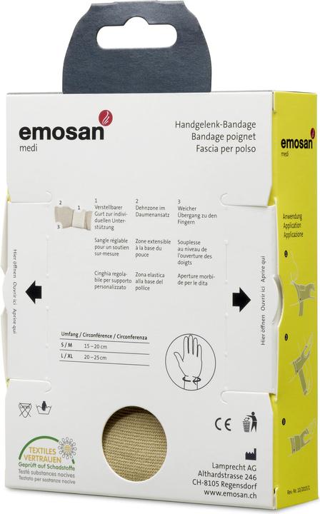 Immagine prodotto Emosan medi bendaggio del polso (L, XL)