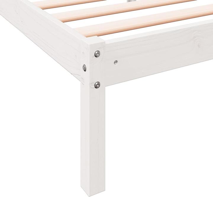 Actual product image VidaXL Bett Extra Lang ohne Matratze 100x210 Kiefer (100 x 210 cm)