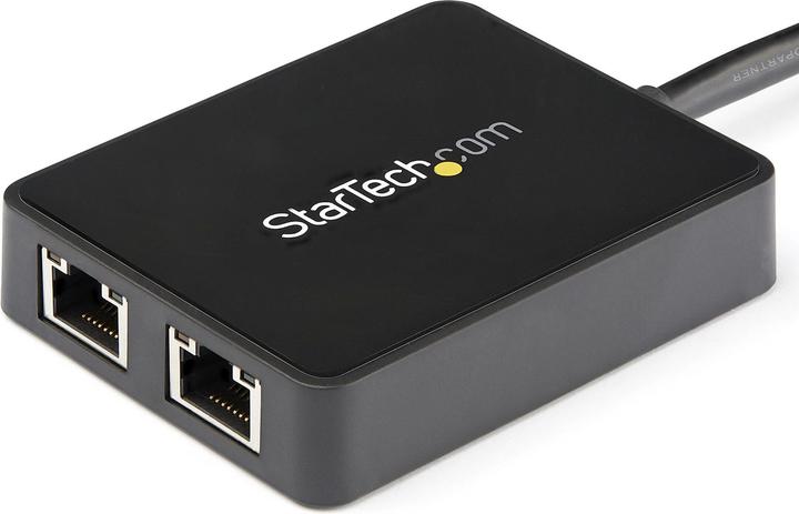 Productafbeelding StarTech USB 3.0 Dual Port Gigabit Nic (USB, RJ45 Gigabit Ethernet (2x))