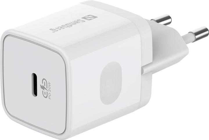 Actual product image Sandberg USB-C AC Charger PD20W SAVER (20 W, 1 portion)