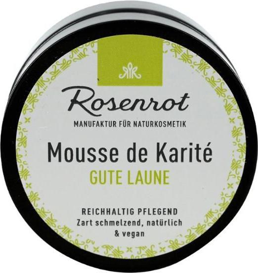Produktbild Rosenrot Mousse de Karité GUTE LAUNE (Körpercreme, 100 ml)