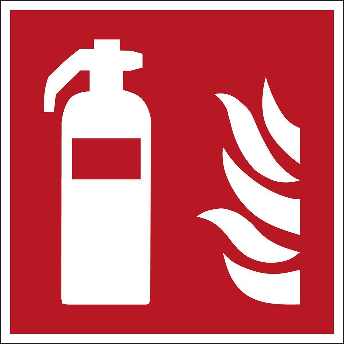 Brady, Etiketten, ISO-Sicherheitsschild - Feuerlöscher