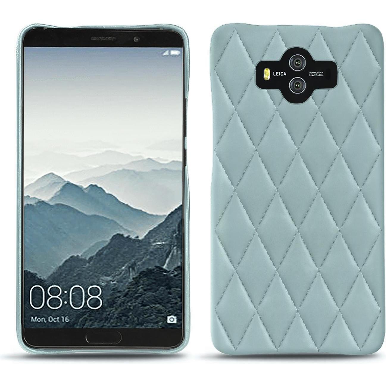 Noreve Lederschutzhülle (Huawei Mate 10), Smartphone Hülle, Blau