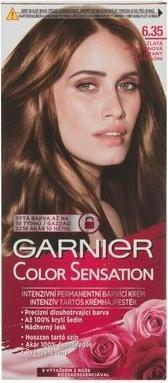 Garnier Color Sensational Intense Permanent Colour Cream 6.35 Gold Mahogany (6.35 Golden Mahogany)