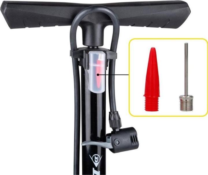 Produktbild Dunlop Standluftpumpe mit Druckanzeige