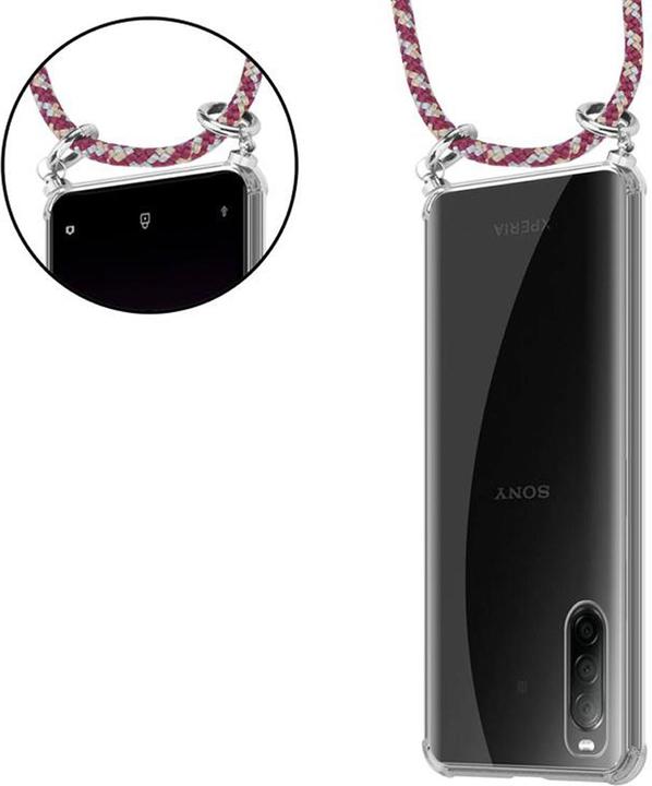 Produktbild Cadorabo TPU Handy Kette SILBER Cover
