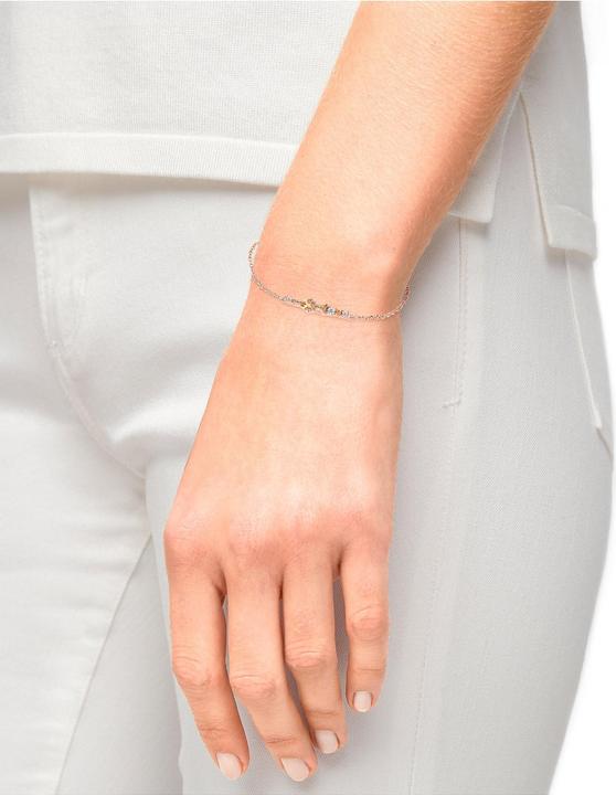 Image du produit S.Oliver Bijoux de bras pour femmes, argent sterling 925, zirconium synth. (20 cm, Argent 925)