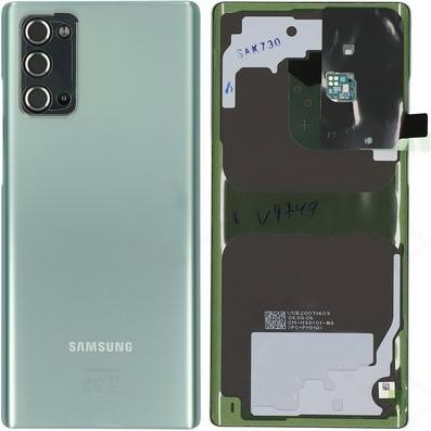Samsung Galaxy Note 20 5G Back Cover Green (Samsung Galaxy Note 20 5G), Pezzi di ricambio per dispositivi mobili, Verde