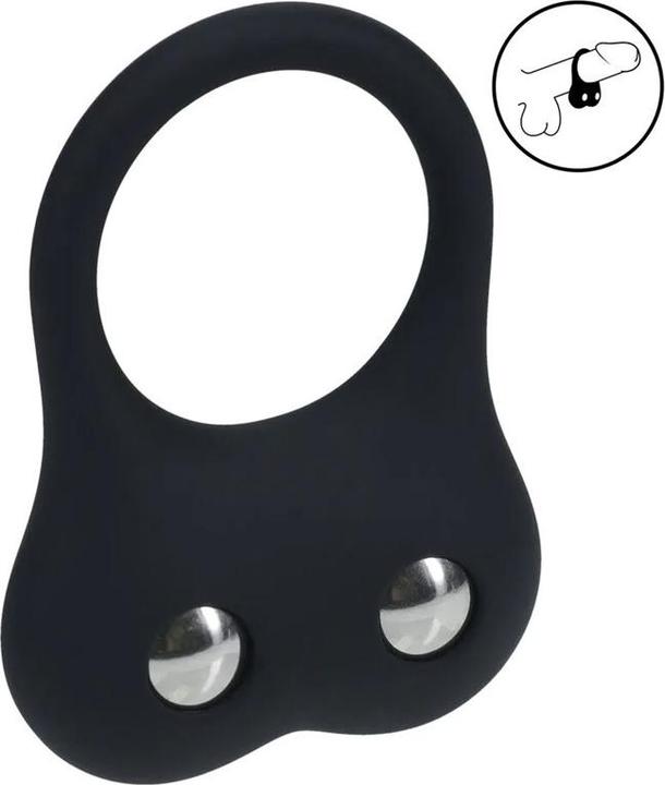 Produktbild Shots Silicone Training Cockring - M - Black (4.30 cm)