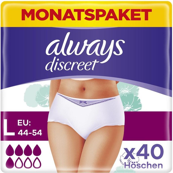 Produktbild Always Discreet (40 x, Large)