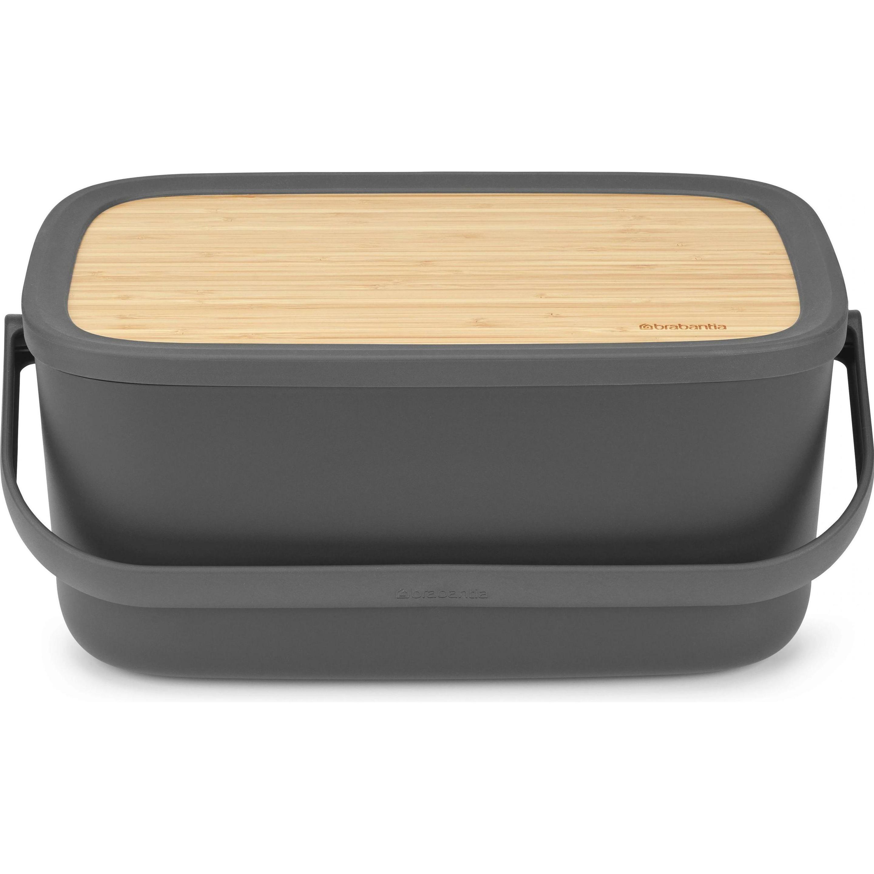 Brabantia NIC Brotkasten, Brotaufbewahrung, Grau