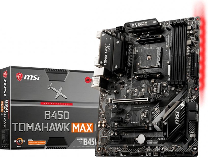 Produktbild MSI B450 TOMAHAWK MAX II (AM4, AMD B450, ATX)