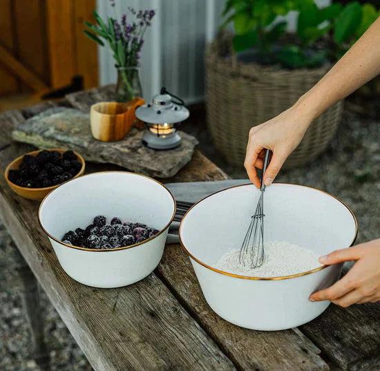 Image du produit Barebones Enamel Mixing Bowl Set Ensemble de 2 bols